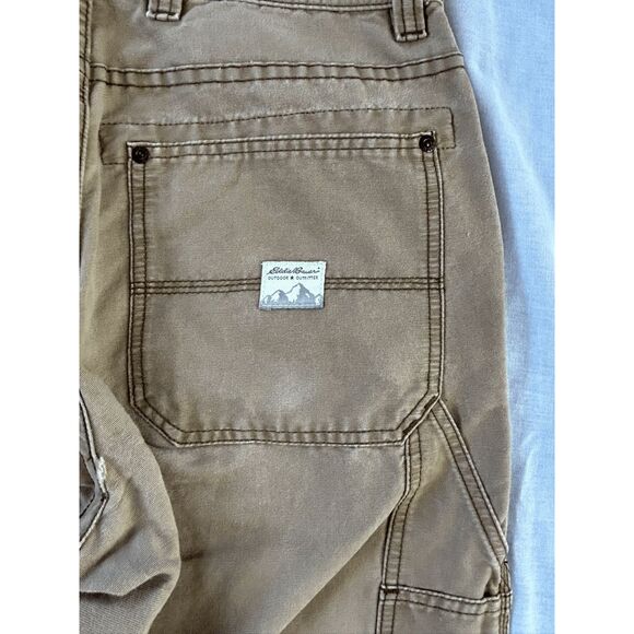 Men's Eddie Bauer Easy Fit Carpenter Pants, Size 31 x 30, 100% Cotton, Work - Picture 5 of 9
